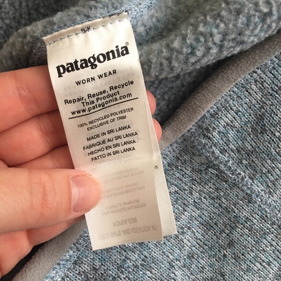 Patagonia Womens Better Sweater 1/4 Zip, Blue, S - Picture 9 of 10